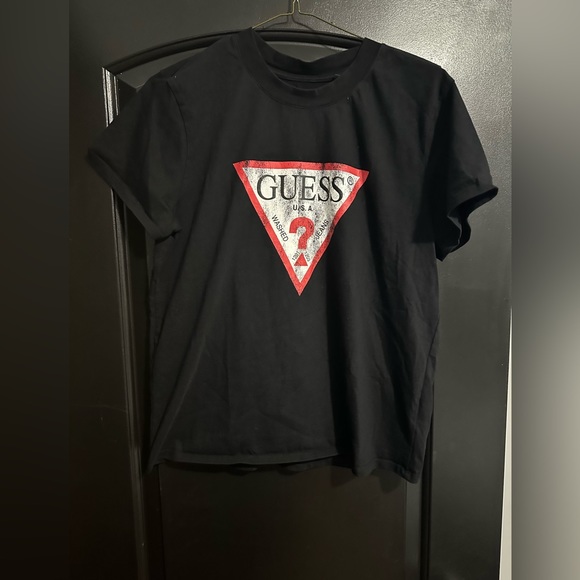 Women’s Guess Eco Triangle Logo Tee Size XL - Picture 2 of 11